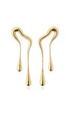 Fernando Jorge 18k Yellow Gold Bold Stream Doubled Earrings In Gold