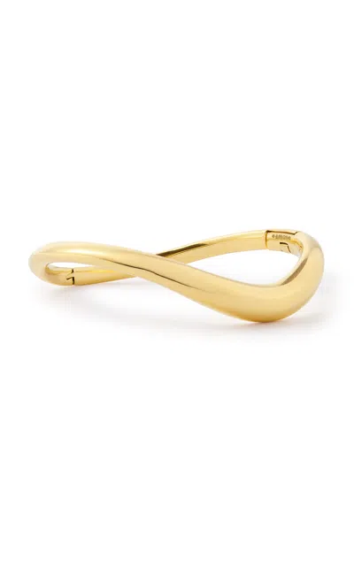 Fernando Jorge 18k Yellow Gold Bold Stream Wave Bracelet