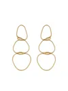 Fernando Jorge 18k Yellow Gold Fluid Diamond Earrings