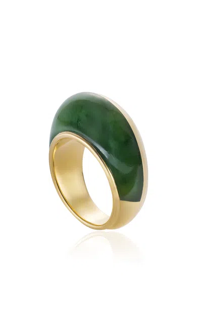 Fernando Jorge 18k Yellow Gold Fluid Gold And Stone Ring