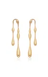 Fernando Jorge 18k Yellow Gold Fluid Gold Doubled Earrings