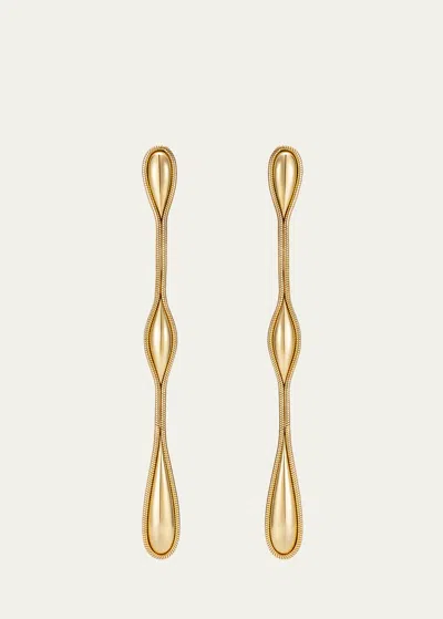 Fernando Jorge 18k Yellow Gold Fluid Gold Earrings