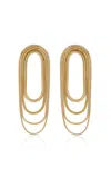 Fernando Jorge 18k Yellow Gold Multi Chain Earrings