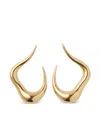 Fernando Jorge 18k Yellow Gold Small Bold Stream Earrings