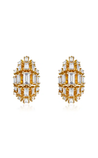 Fernando Jorge 18k Yellow Gold Vertex Lobe Earrings