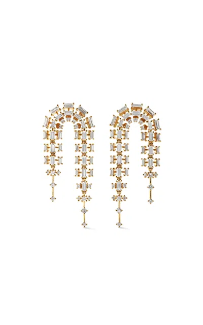 Fernando Jorge 18k Yellow Gold Vertex Short Doubled Earrings