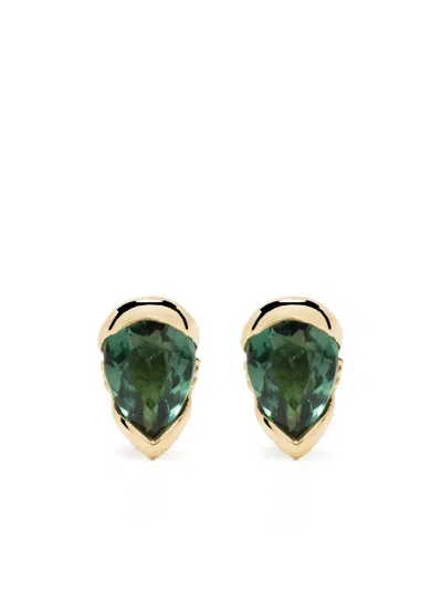 Fernando Jorge 18kt Yellow Gold Bloom Tourmaline Diamond Earrings