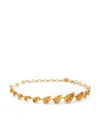 Fernando Jorge Yellow Gold And Citrine Flame Flicker Bracelet In Gold