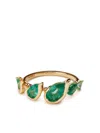 Fernando Jorge 18kt Yellow Gold Flicker Emerald Ring In Gold