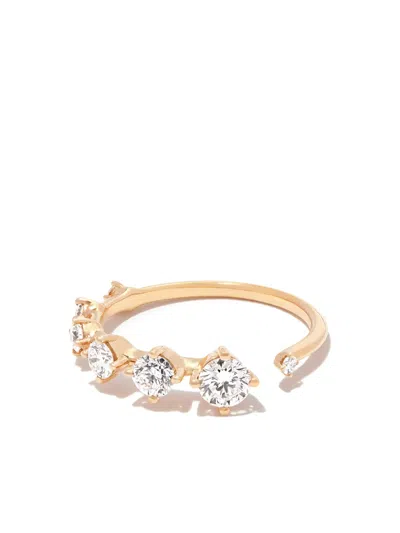 Fernando Jorge 18k Yellow Gold Sequence Small Diamond Bang Ring