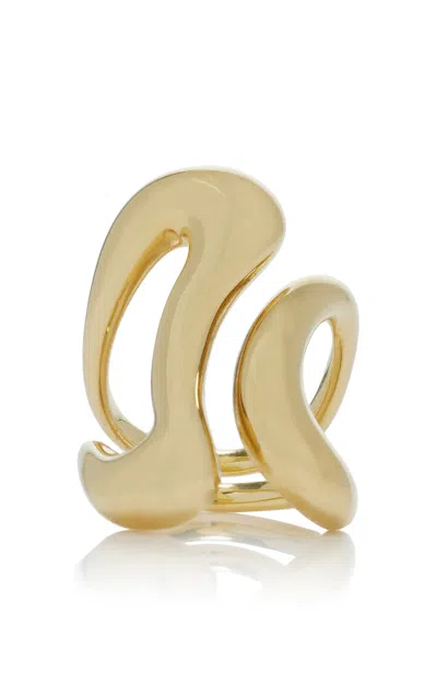 Fernando Jorge Bold Stream 18k Yellow Gold Open Ring