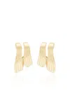Fernando Jorge The Stream Lines 18k Yellow Gold Earrings In Gold