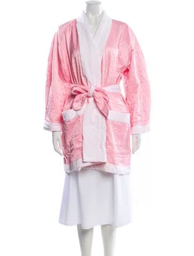 Pre-owned Fernando Sanchez Robe W/ Tags In Pink