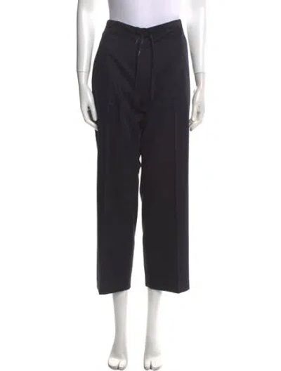 Pre-owned Fernando Sanchez Straight Leg Pants In Black