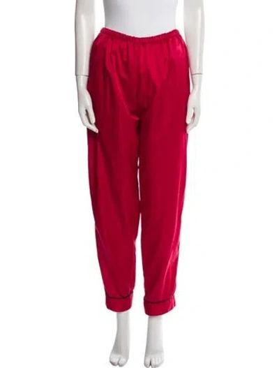 Pre-owned Fernando Sanchez Sweatpants In Red