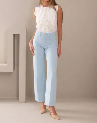 Ferrache Straight Leg Jeans In Baby Blue