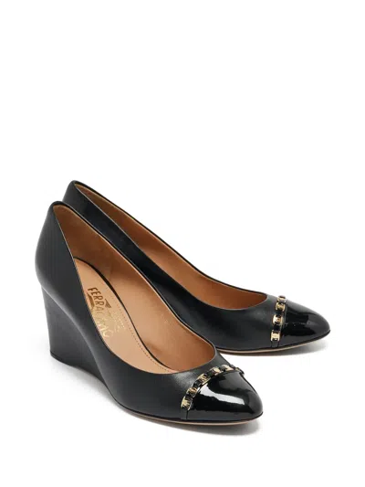 Pre-owned Ferragamo 100mm Leather Pumps