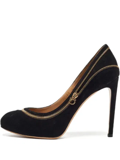 Pre-owned Ferragamo 110mm Rory Pumps