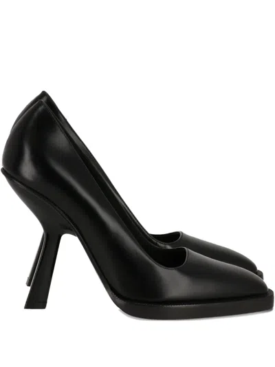 Ferragamo 110mm Sculpted-heel Pointed-toe Pumps In Black