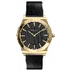 Ferragamo 1898 Slim Black Dial Leather Strap Men's Watch Sfpe00219 In Black