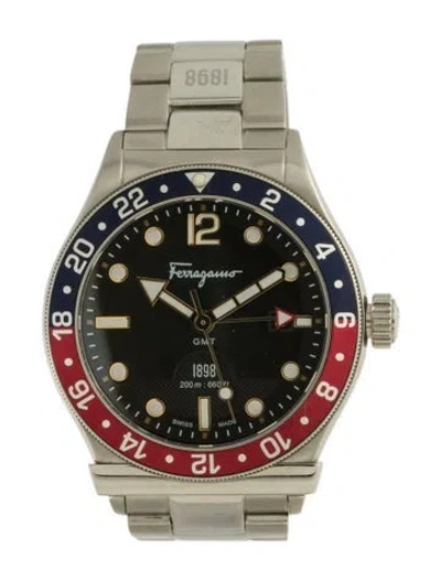 Pre-owned Ferragamo 1898 Sport Watch, 44mm In Multi