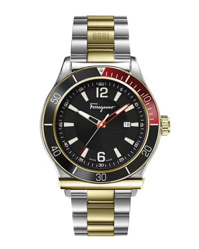 Ferragamo 1898 Sport Watch In Yellow Gold