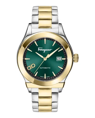Ferragamo 1927 Automatic Watch In Green