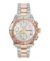 Ferragamo 1927 Chrono Bracelet Watch In Silver