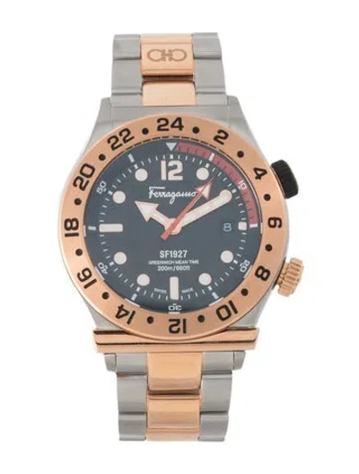 Pre-owned Ferragamo 1927 Watch, 44mm In Multi