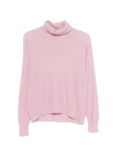 Pre-owned Ferragamo 1980s Roll-neck Sweater In Pink