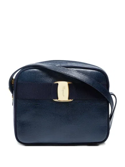 Pre-owned Ferragamo 1990-2000s Vara Leather Shoulder Bag