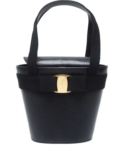 Pre-owned Ferragamo 1990-2010 Vara Ribbon Handbag