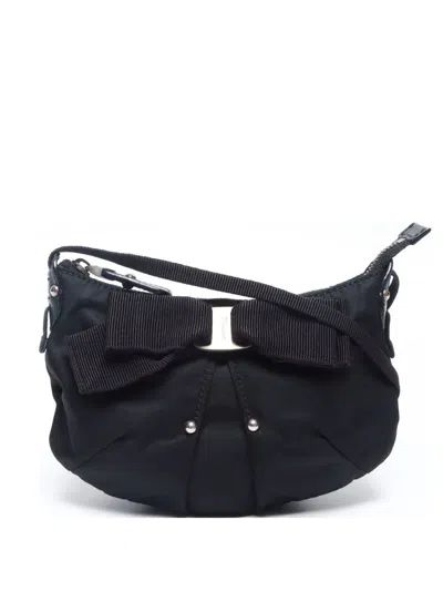 Pre-owned Ferragamo 1990s Vara Bow Shoulder Bag