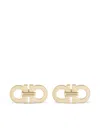 Ferragamo Women 2 Ganci Earrings In Gold