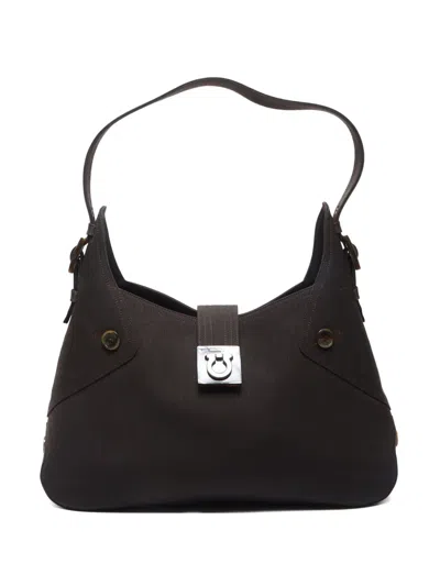 Pre-owned Ferragamo 2000-2010 Gancini Shoulder Bag