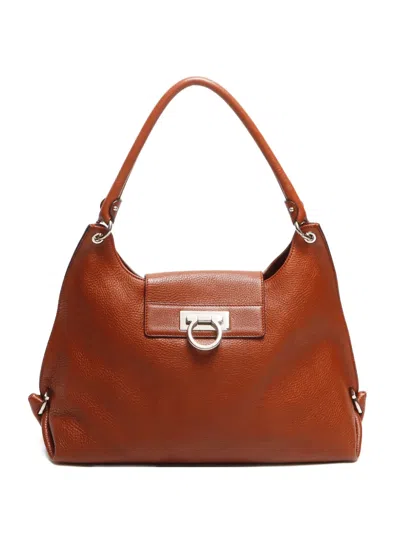 Pre-owned Ferragamo 2000-2020 Leather Shoulder Bag