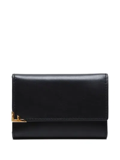 Pre-owned Ferragamo 2000-2020s Leather Key Case In Black