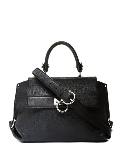 Pre-owned Ferragamo 2000-2020s Sofia Tote Bag In Black