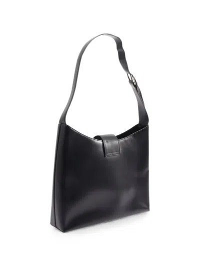Pre-owned Ferragamo 2010s Gancini-buckle Leather Shoulder Bag In ブラック