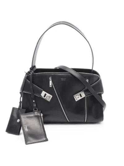 Pre-owned Ferragamo 2010s Hug Tote Bag In Black