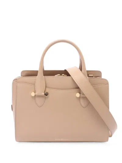 Pre-owned Ferragamo 2010s Today Handbag In Neutrals