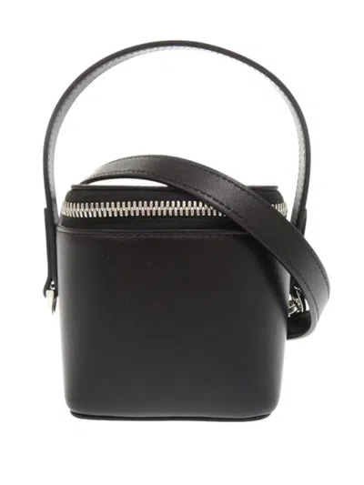Pre-owned Ferragamo 2020-2026 Micro Leather Satchel In Black