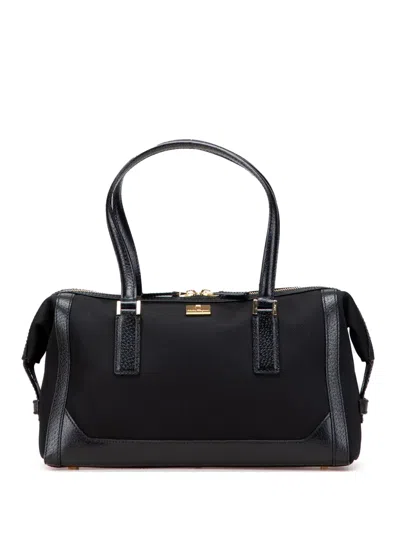 Pre-owned Ferragamo 2021 Canvas Handbag In Black