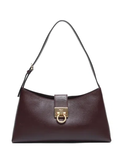 Pre-owned Ferragamo 2021 Gancini Leather Shoulder Bag