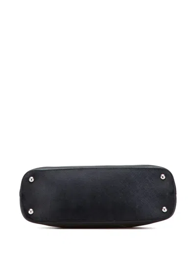 Pre-owned Ferragamo 2021 Leather Gancini Dome Handbag In Black