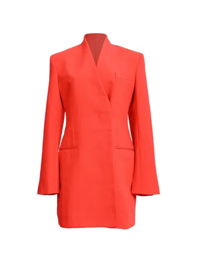 Pre-owned Ferragamo 2022 Fitted Blazer In Red