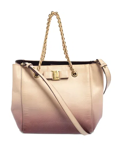 Pre-owned Ferragamo 2024 Gradient-effect Tote Bag