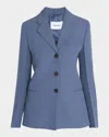 Ferragamo 3-button Wool Faille Jacket