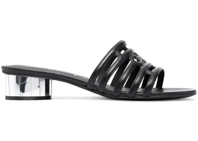 Pre-owned Ferragamo 30mm Finn Sandals (women's) Sneakers In Black