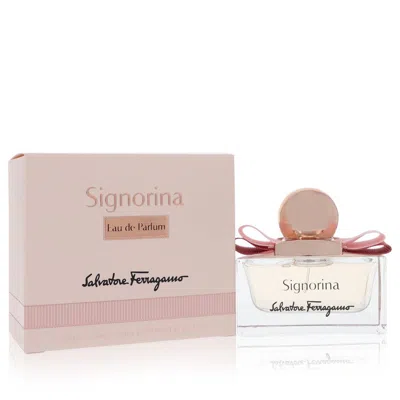 Ferragamo 3pcs Perfume Gift Sets - Signorina By Salvatore  Eau De Parfum Spray 1 oz For Women In Transparent